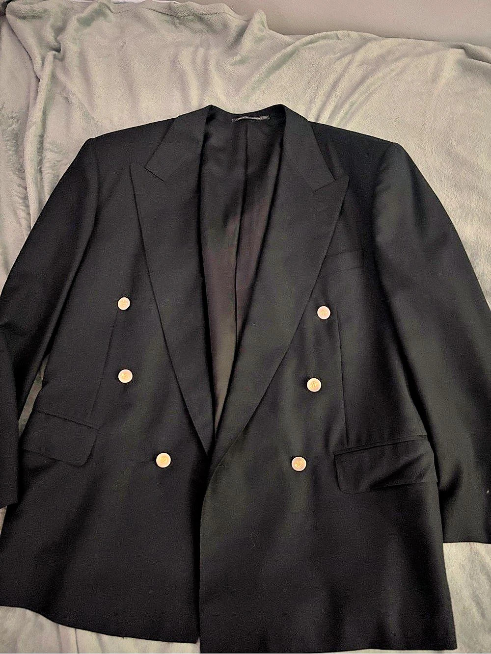 42R Ermenegildo Zegna at Neiman Marcus Tindari Double-Breasted Blazer Tindari